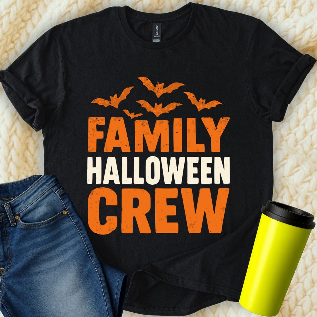 MyDesigns T-Shirt S / Black Family Halloween Crew T-Shirt