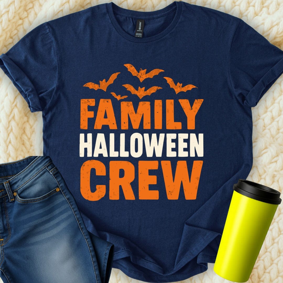 MyDesigns T-Shirt S / Navy Family Halloween Crew T-Shirt