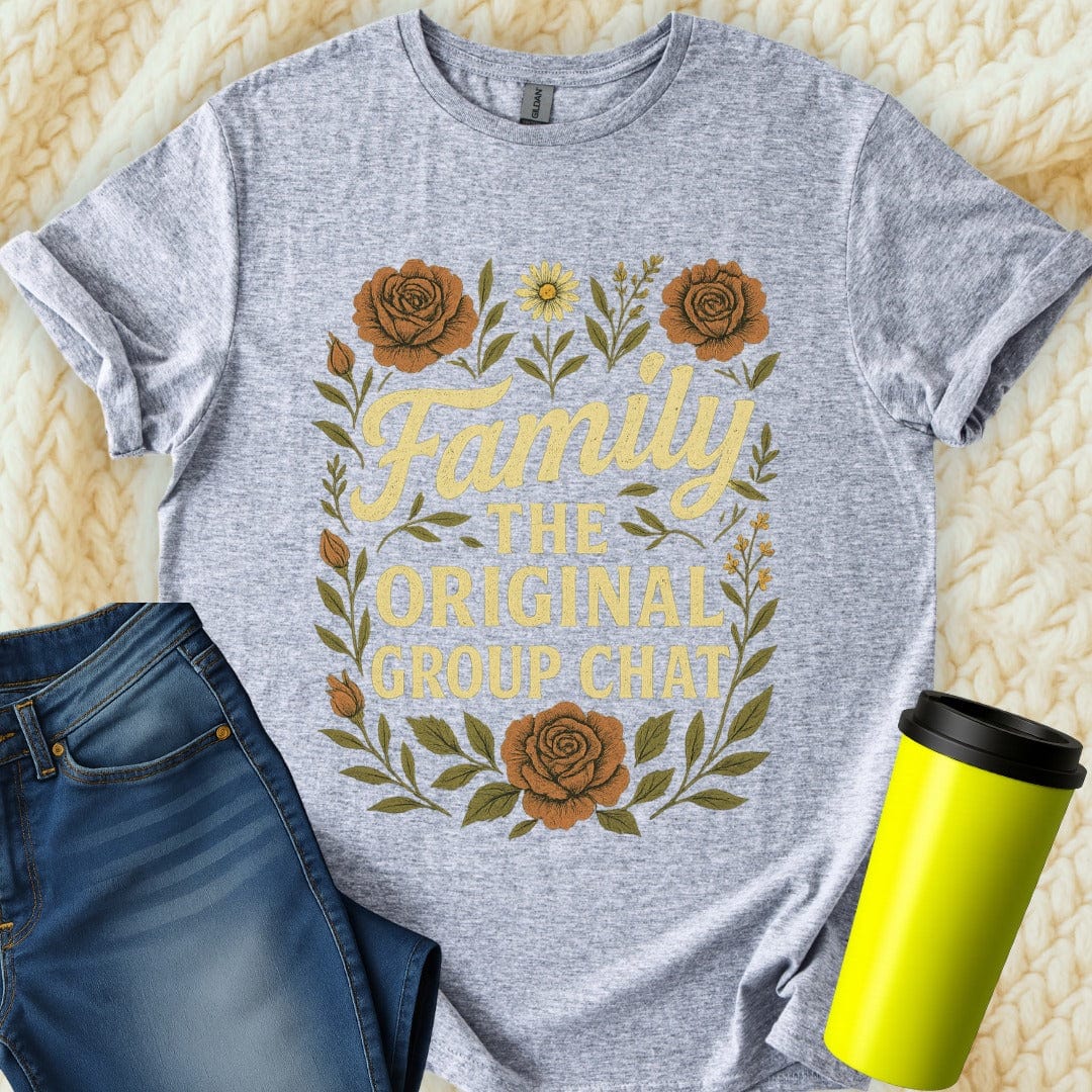 The Off Base T-Shirt S / Sport Grey Family Original Group Chat T-Shirt