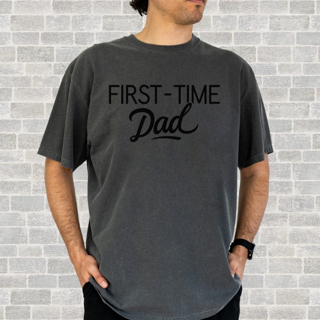 Printify T-Shirt First Time Dad Tee
