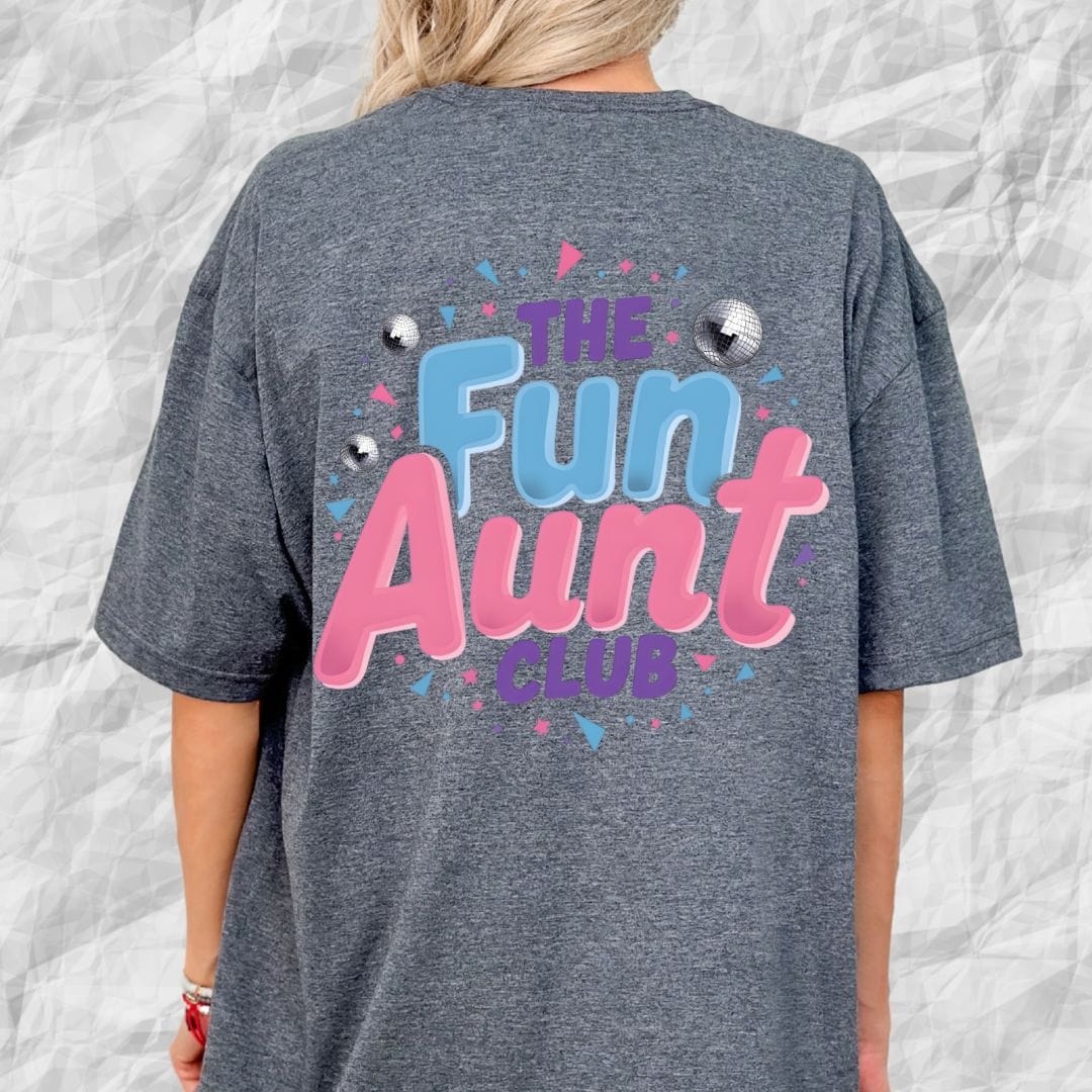 Printify T-Shirt Fun Aunt Club T-Shirt