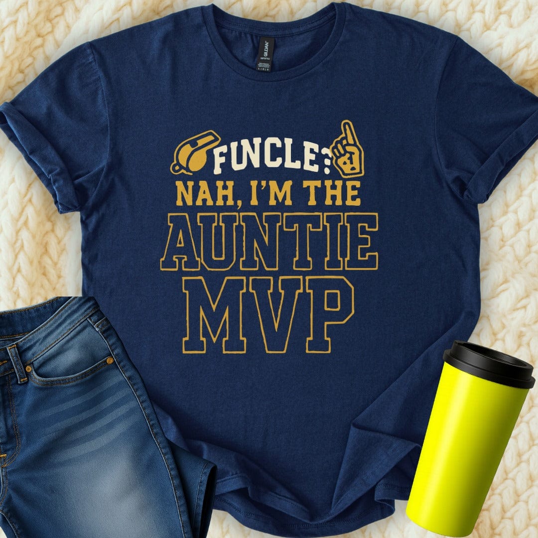 MyDesigns T-Shirt S / Navy Funcle Auntie MVP T-Shirt