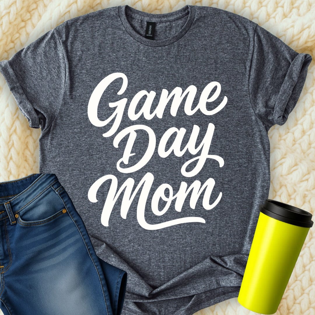 MyDesigns T-Shirt S / Dark Heather Game Day Mom T-Shirt