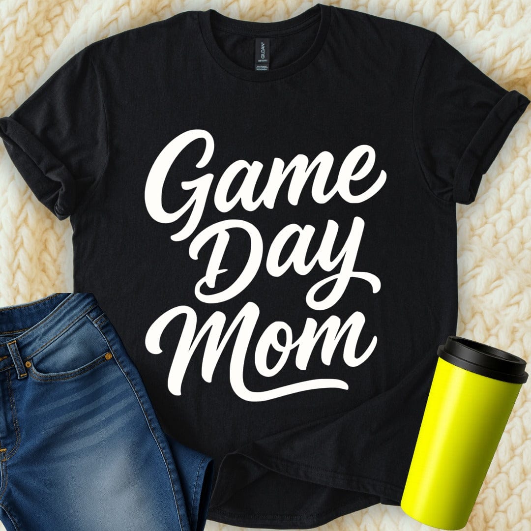 MyDesigns T-Shirt S / Black Game Day Mom T-Shirt