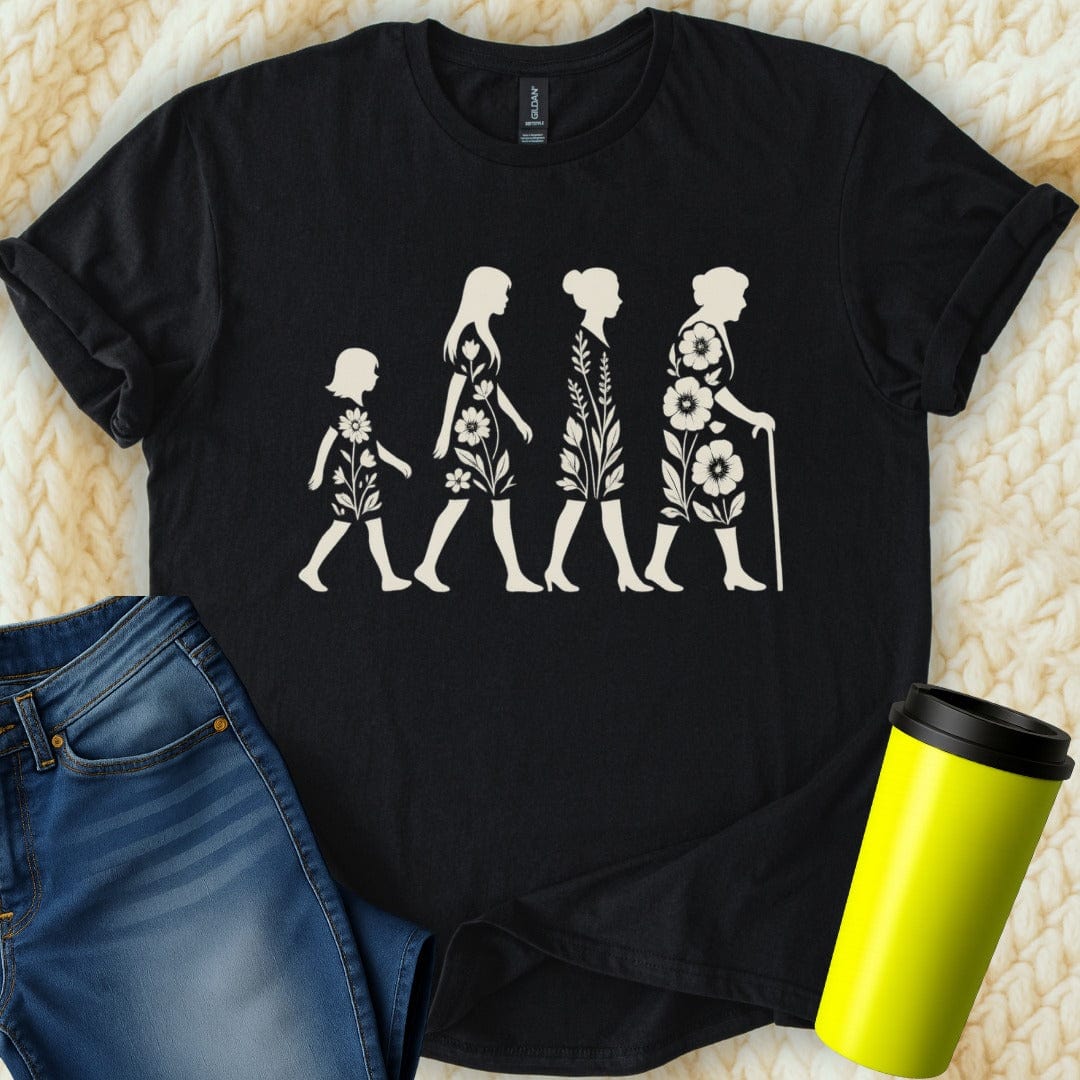 The Off Base T-Shirt S / Black Generations Floral Evolution T-Shirt
