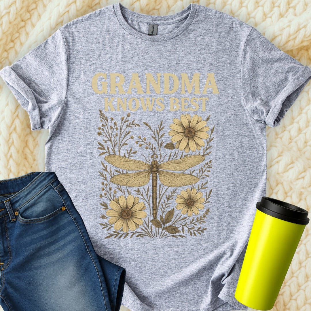 The Off Base T-Shirt S / Sport Grey Grandma Knows Best T-Shirt