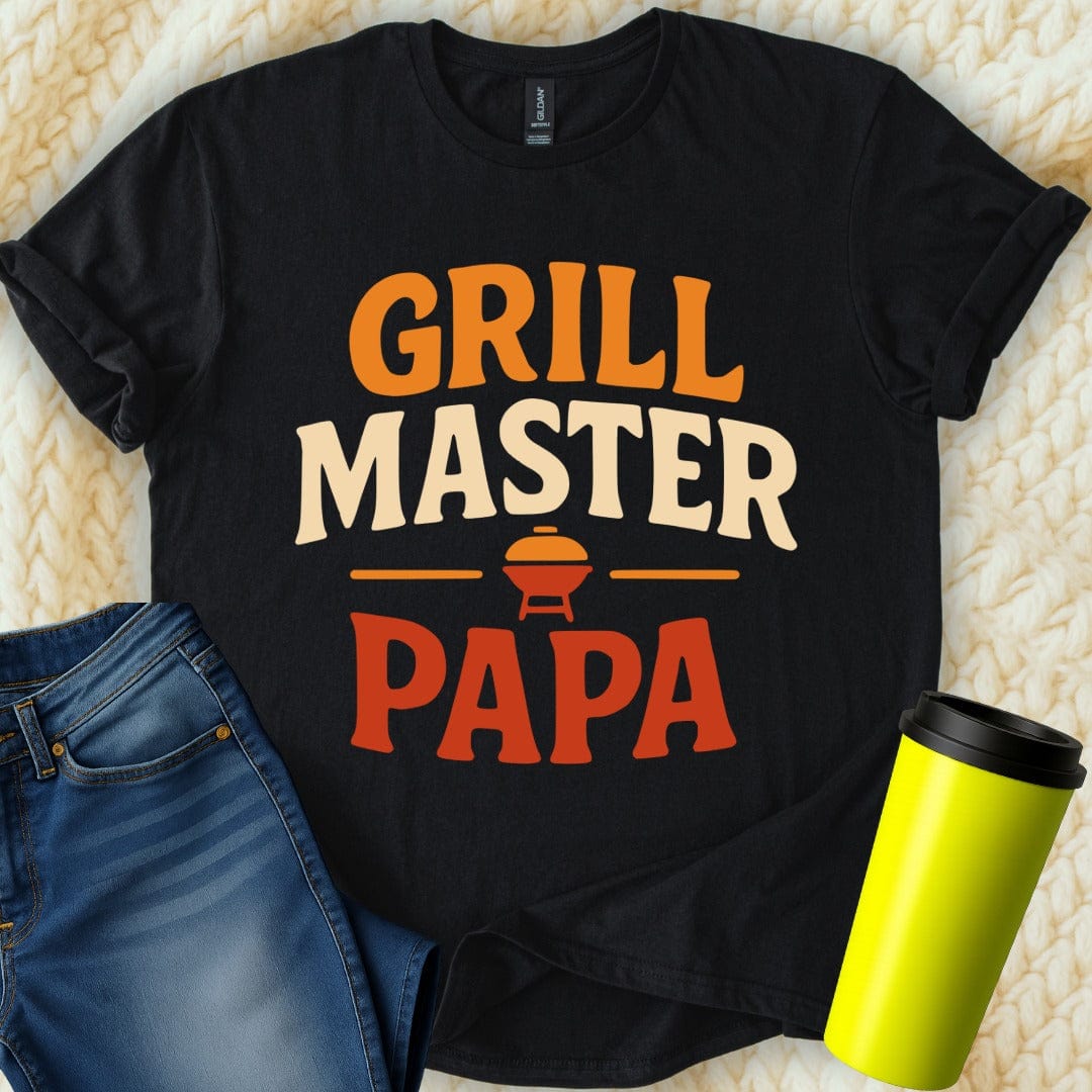MyDesigns Physical Item Grill Master Papa Funny Barbecue Grilling Fathers Day T-Shirt