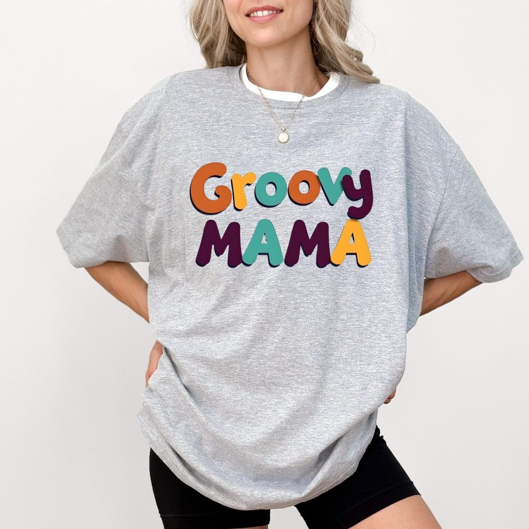 Printify T-Shirt Groovy Mama T-Shirt