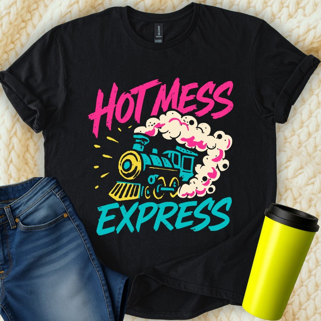 MyDesigns T-Shirt S / Black Hot Mess Express T-Shirt