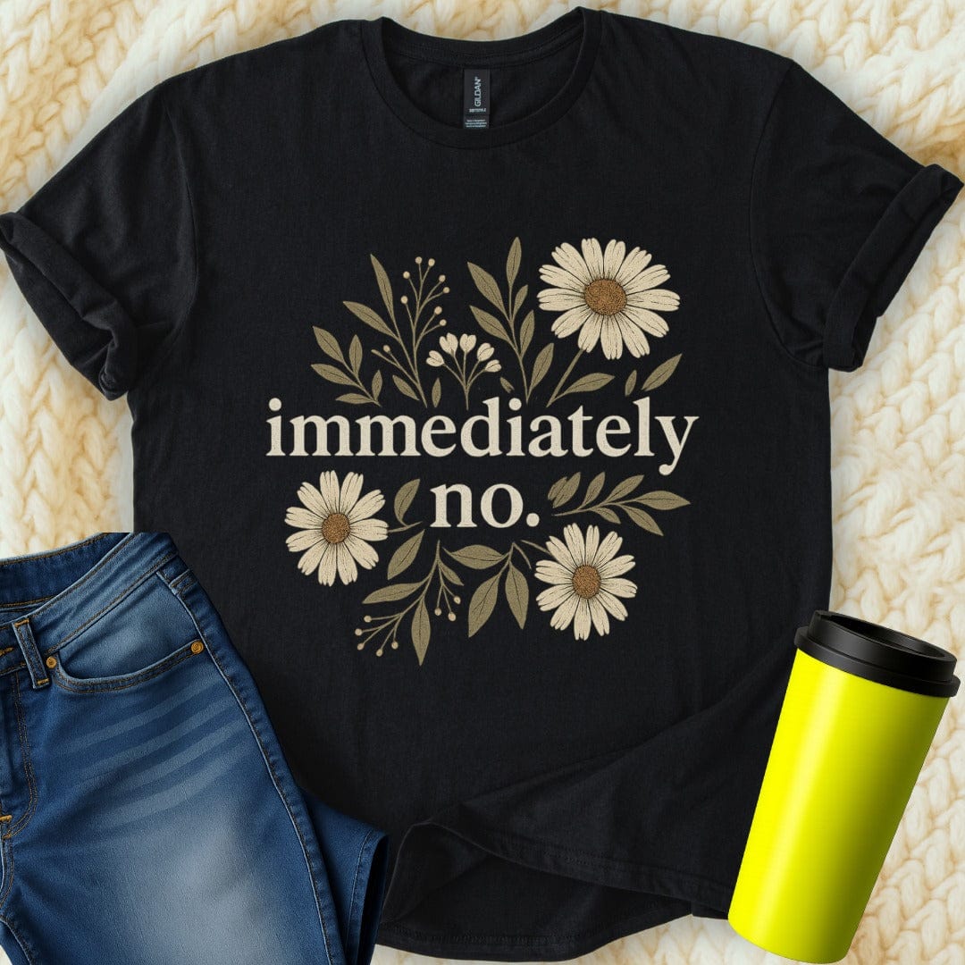 The Off Base T-Shirt S / Black Immediately No Floral T-Shirt