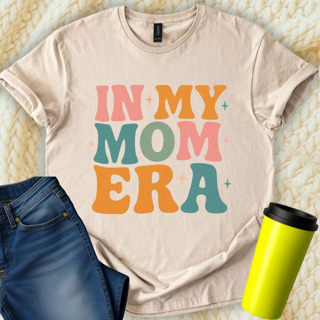 Printify T-Shirt Sand / S In My Mom Era T-Shirt