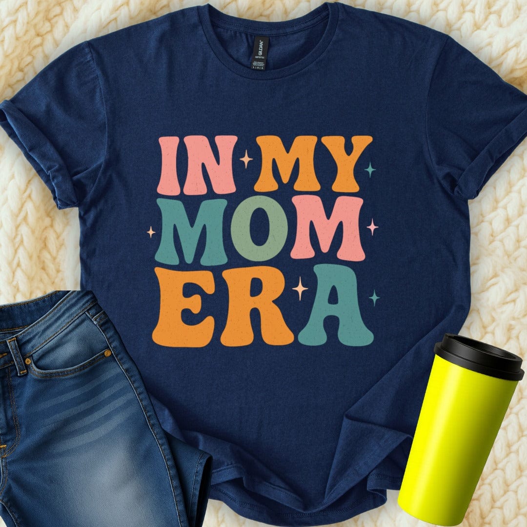 Printify T-Shirt Navy / S In My Mom Era T-Shirt