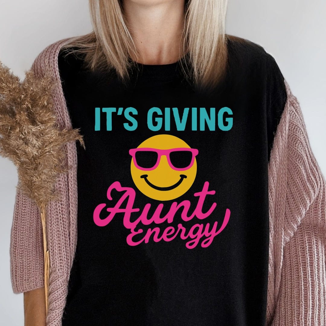 MyDesigns T-Shirt It's Giving Aunt Energy T-Shirt