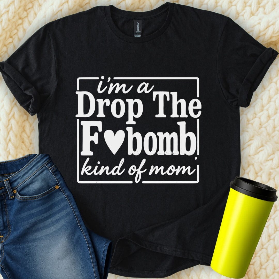 Printify T-Shirt Black / S Kind of Mom T-Shirt