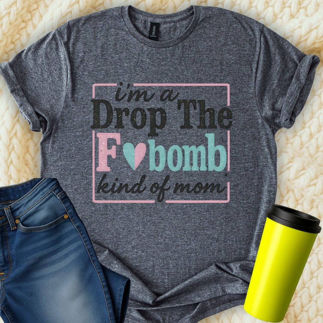 Printify T-Shirt Dark Heather / S Kind of Mom T-Shirt