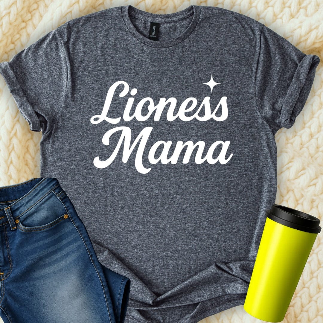 MyDesigns T-Shirt Lioness Mama with Star Mother Loving Graphic T-Shirt