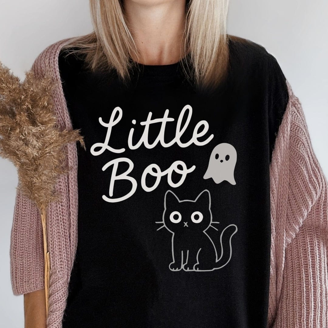 MyDesigns T-Shirt Little Boo Funny Halloween T-Shirt