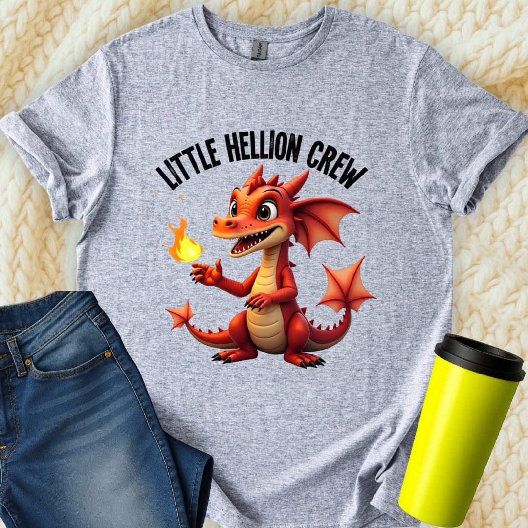 Printify T-Shirt Sport Grey / S Little Hellion Crew T-Shirt