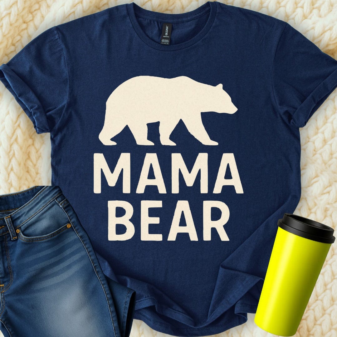 MyDesigns T-Shirt S / Navy Mama Bear T-Shirt