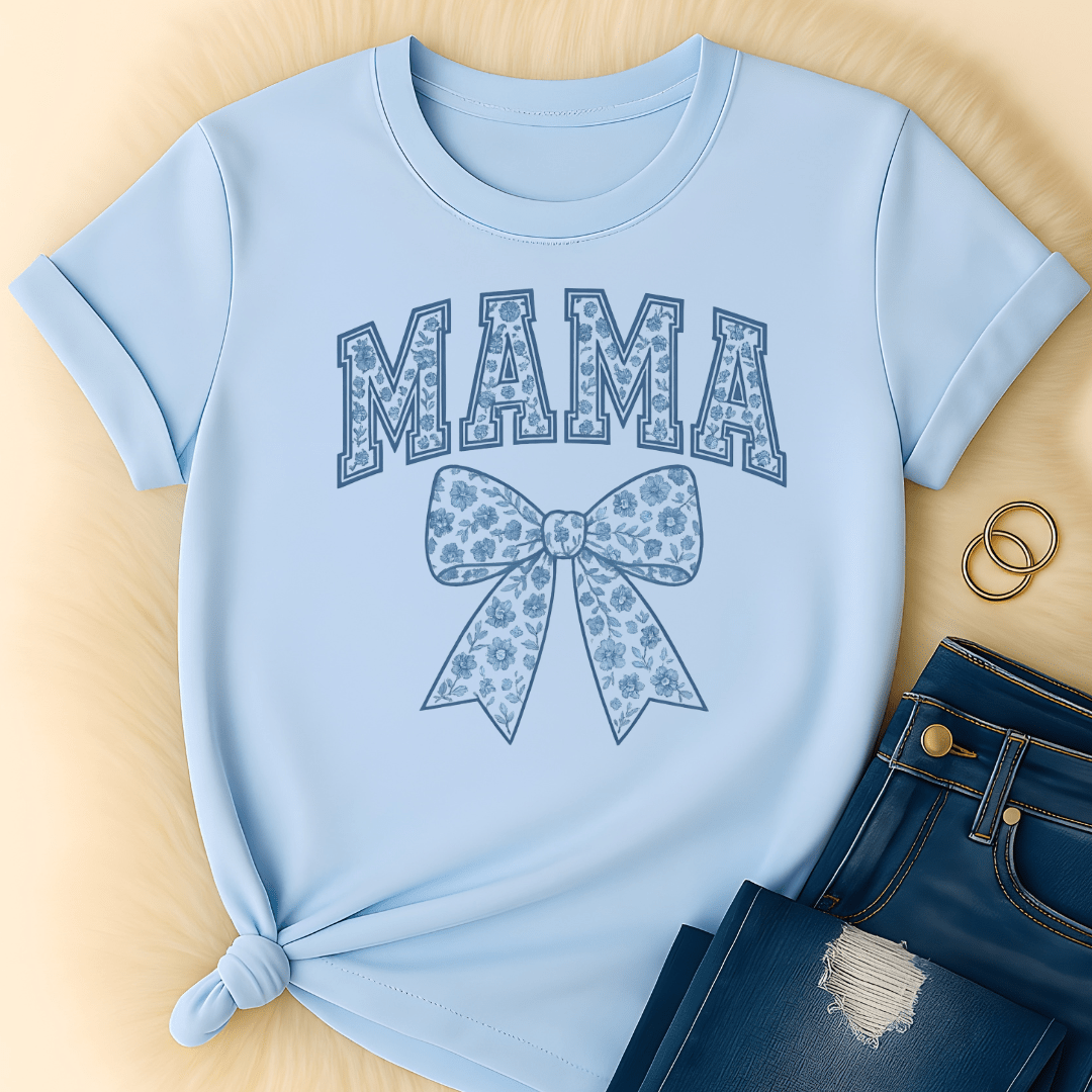 Printify T-Shirt Mama Bow T-Shirt