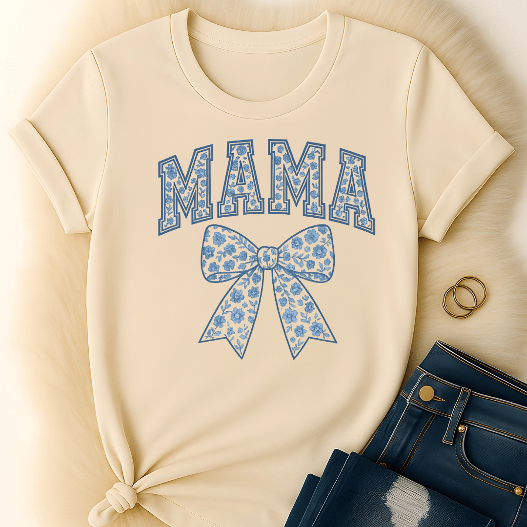 Printify T-Shirt Mama Bow T-Shirt