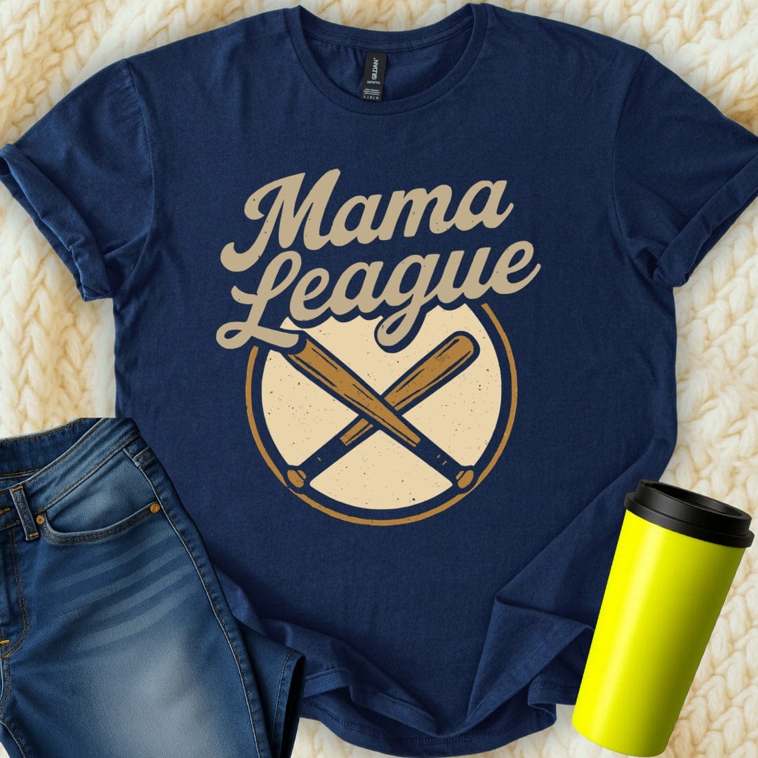 MyDesigns T-Shirt S / Navy Mama League T-Shirt