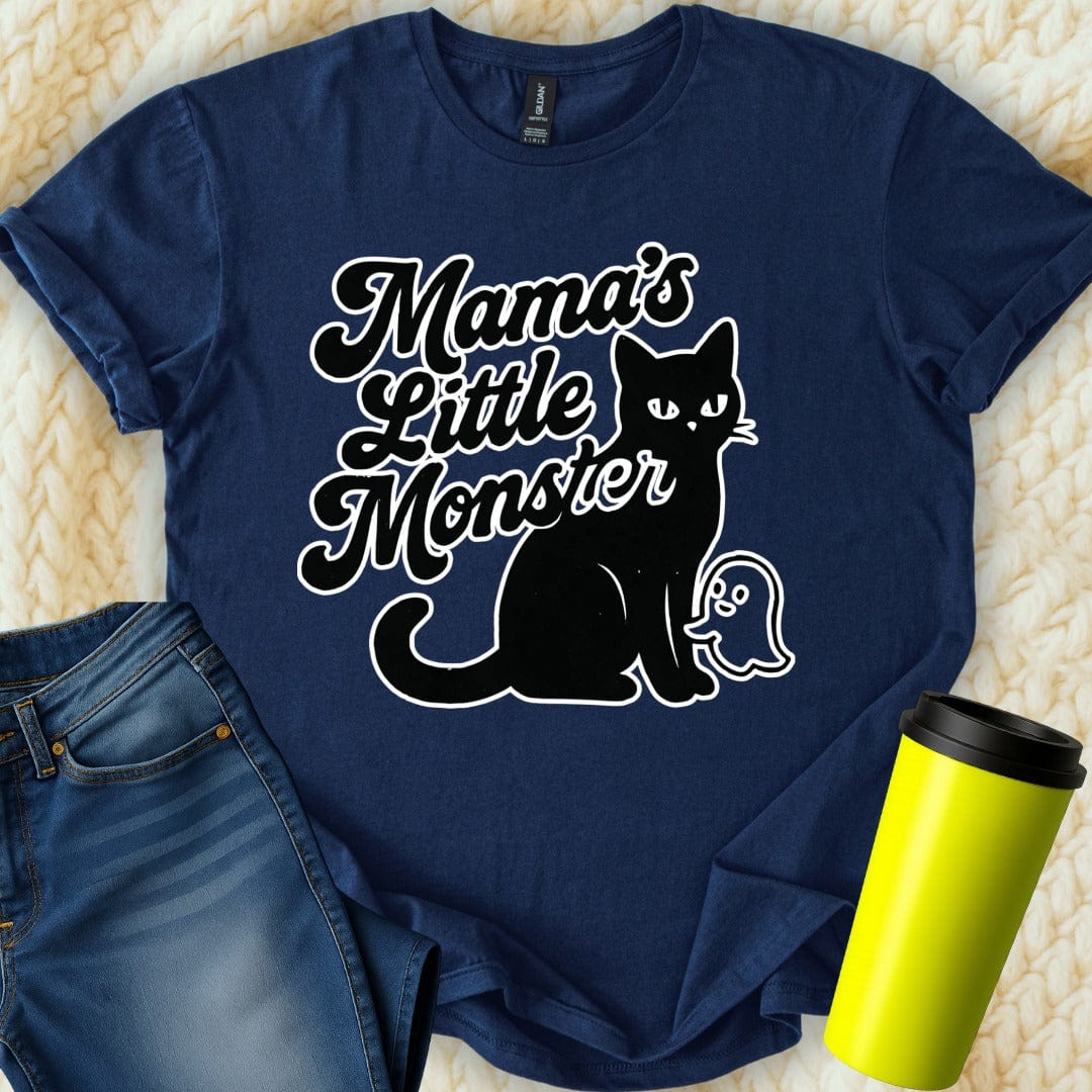 MyDesigns T-Shirt S / Navy Mama's Little Monster T-Shirt