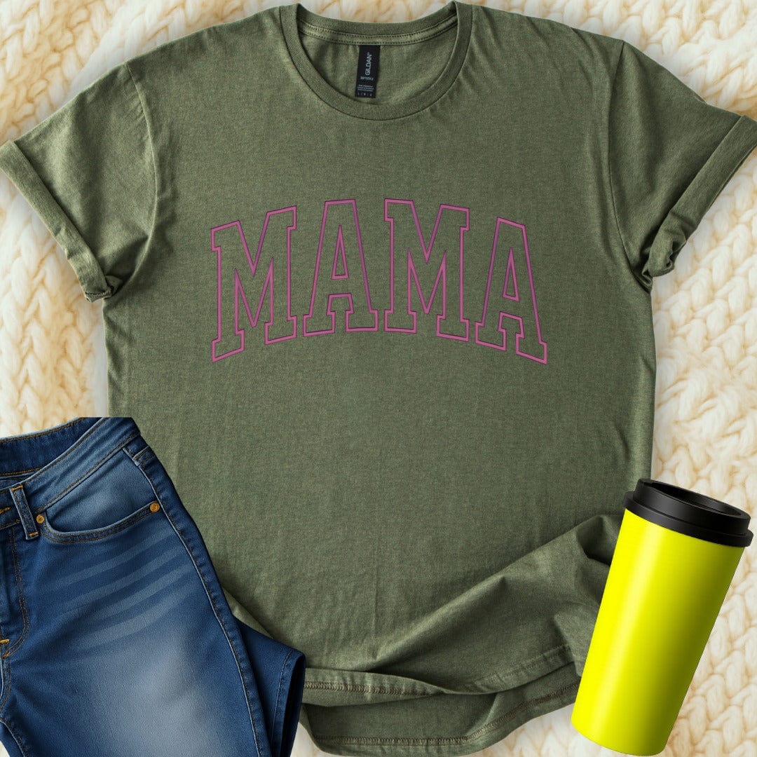 Printify T-Shirt Military Green / S Mama T-Shirt