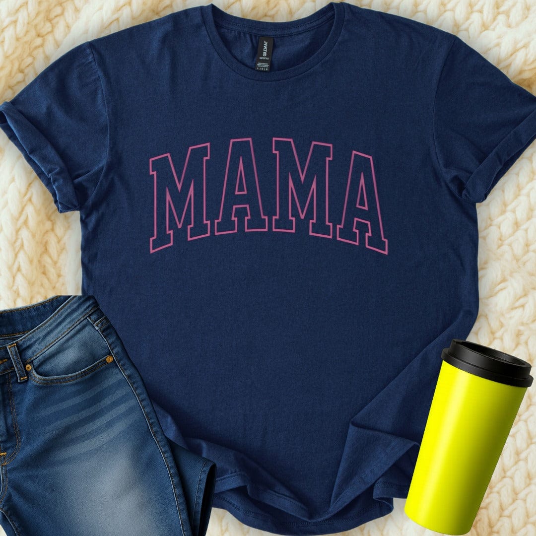 Printify T-Shirt Navy / S Mama T-Shirt