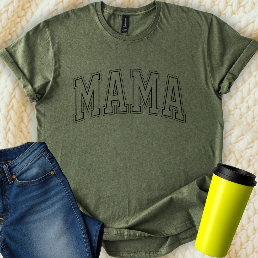 Printify T-Shirt Military Green / S Mama T-Shirt