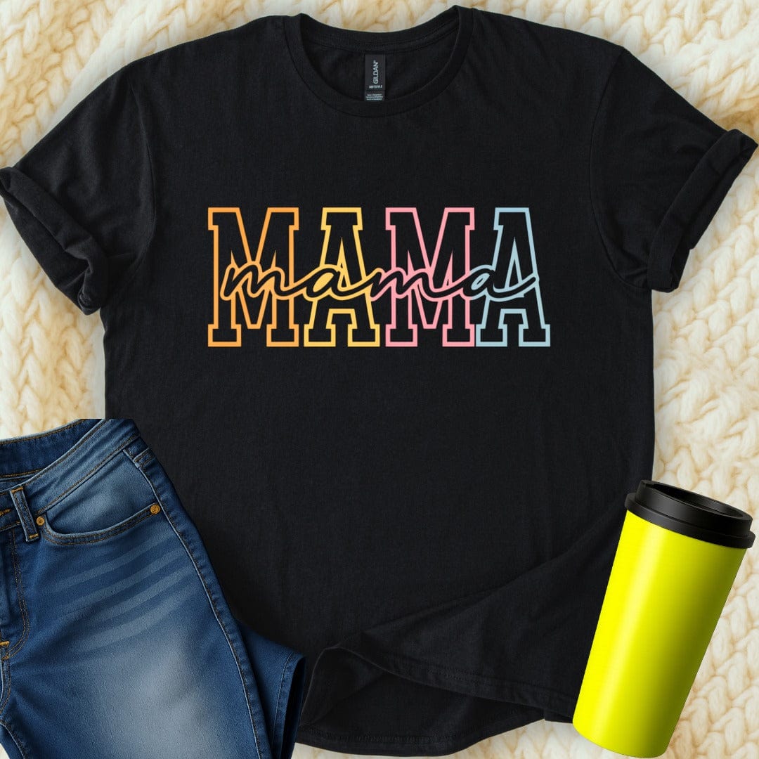 Printify T-Shirt Black / S Mama T-Shirt