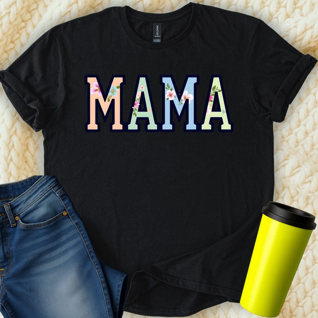 Printify T-Shirt Black / S Mama T-Shirt