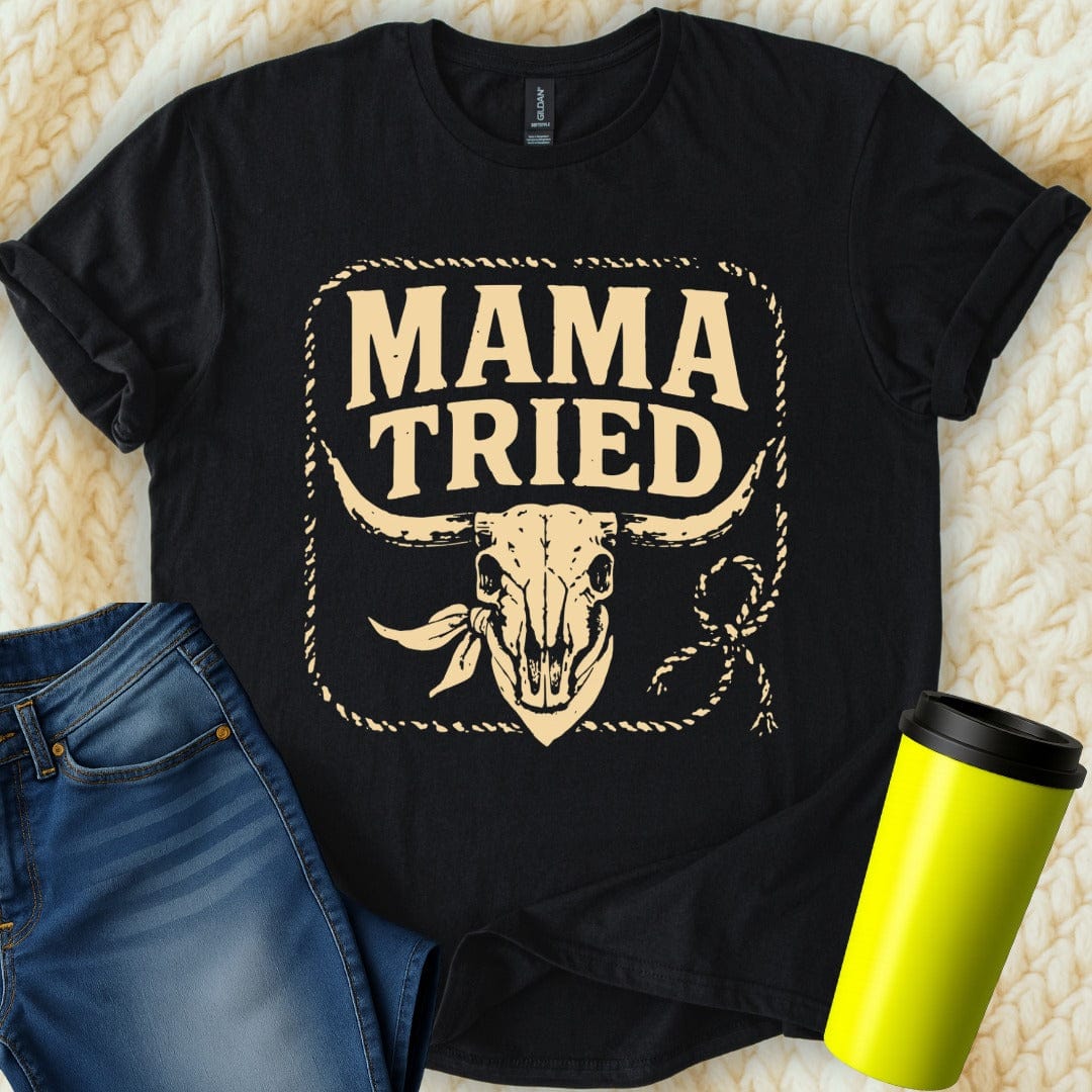 MyDesigns T-Shirt S / Black Mama Tried T-Shirt