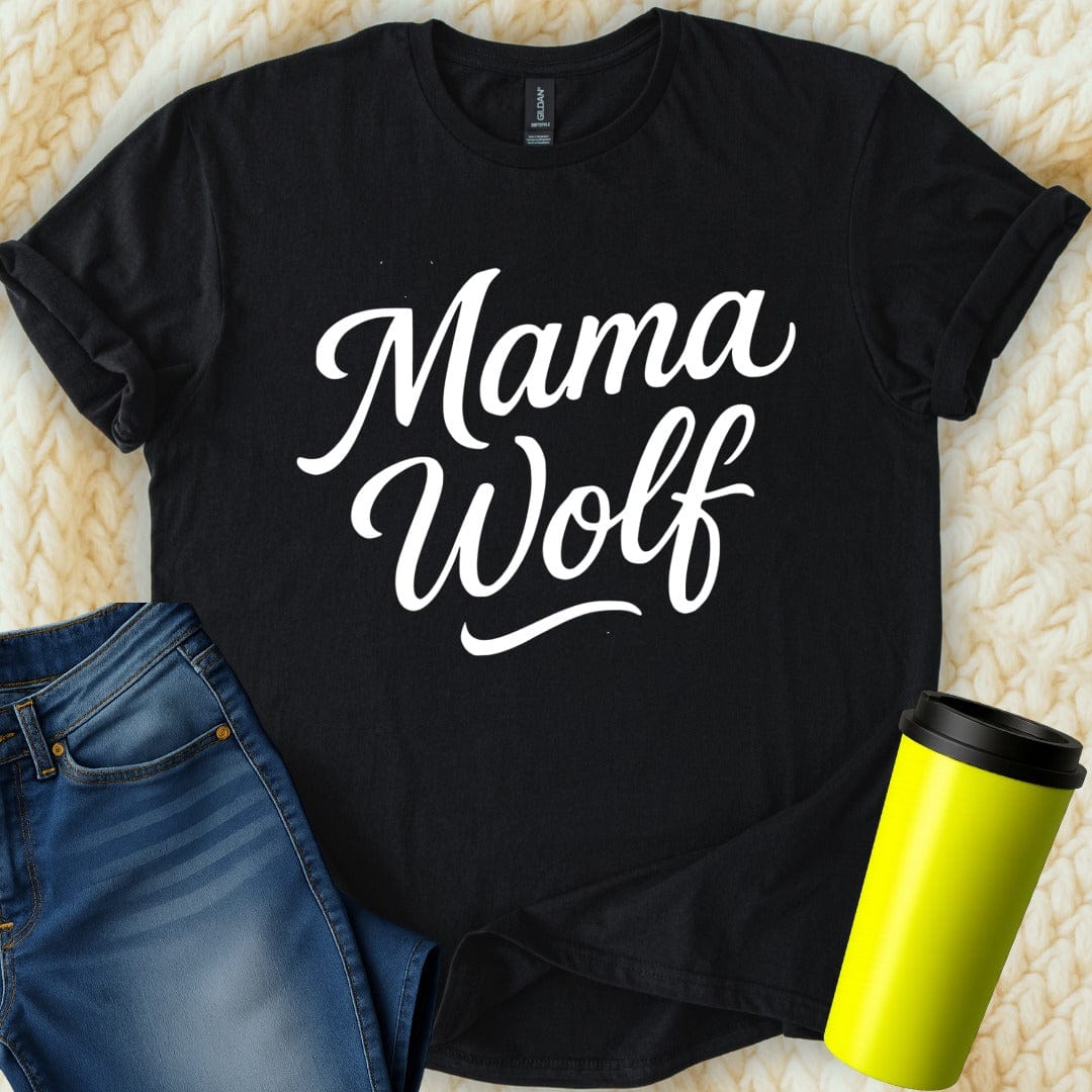 MyDesigns T-Shirt Mama Wolf Graphic Stylish Design Awesome For Moms T-Shirt