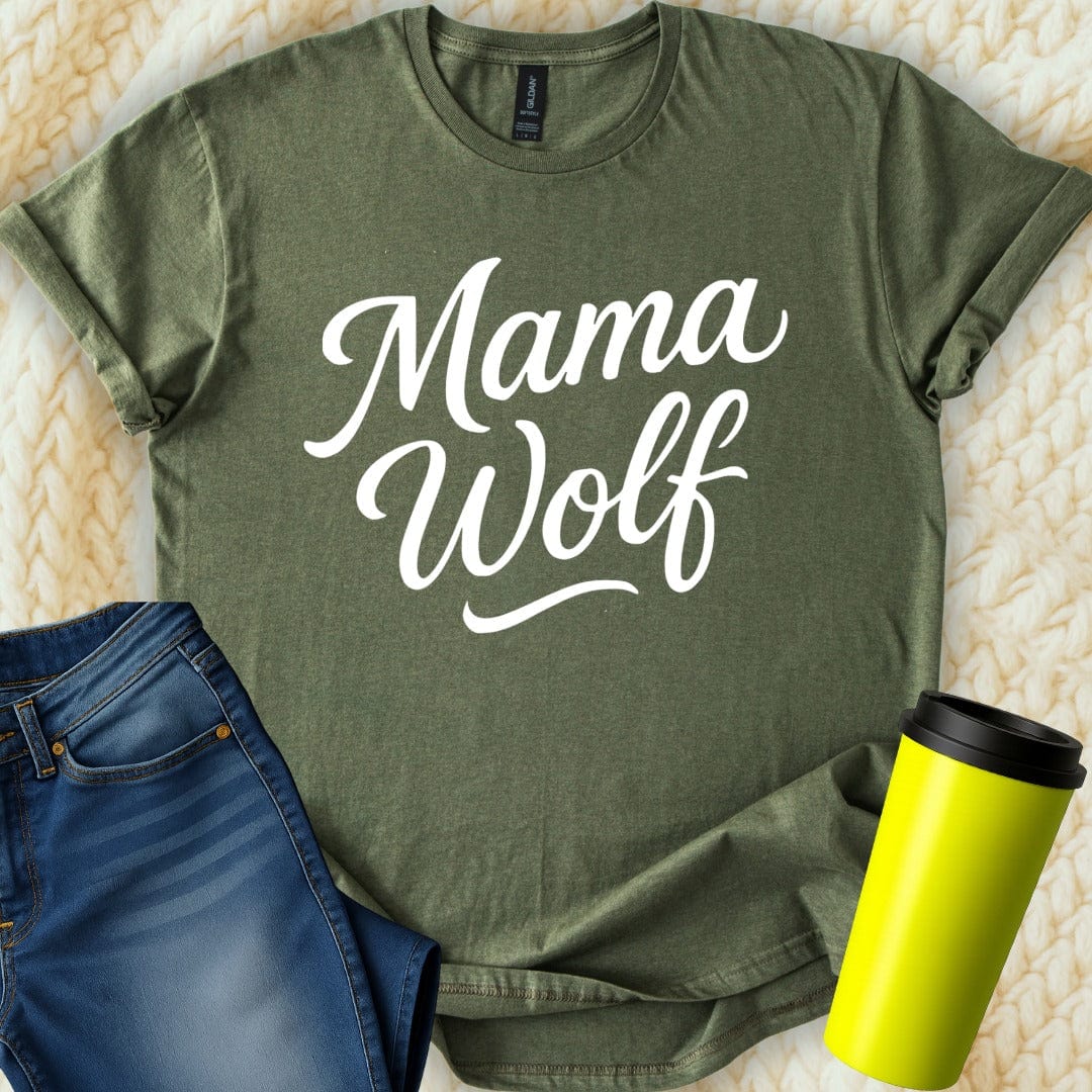 MyDesigns T-Shirt Mama Wolf Graphic Stylish Design Awesome For Moms T-Shirt