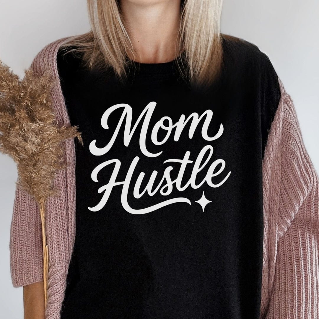MyDesigns T-Shirt Mom Hustle Graphic Design Novelty T-Shirt