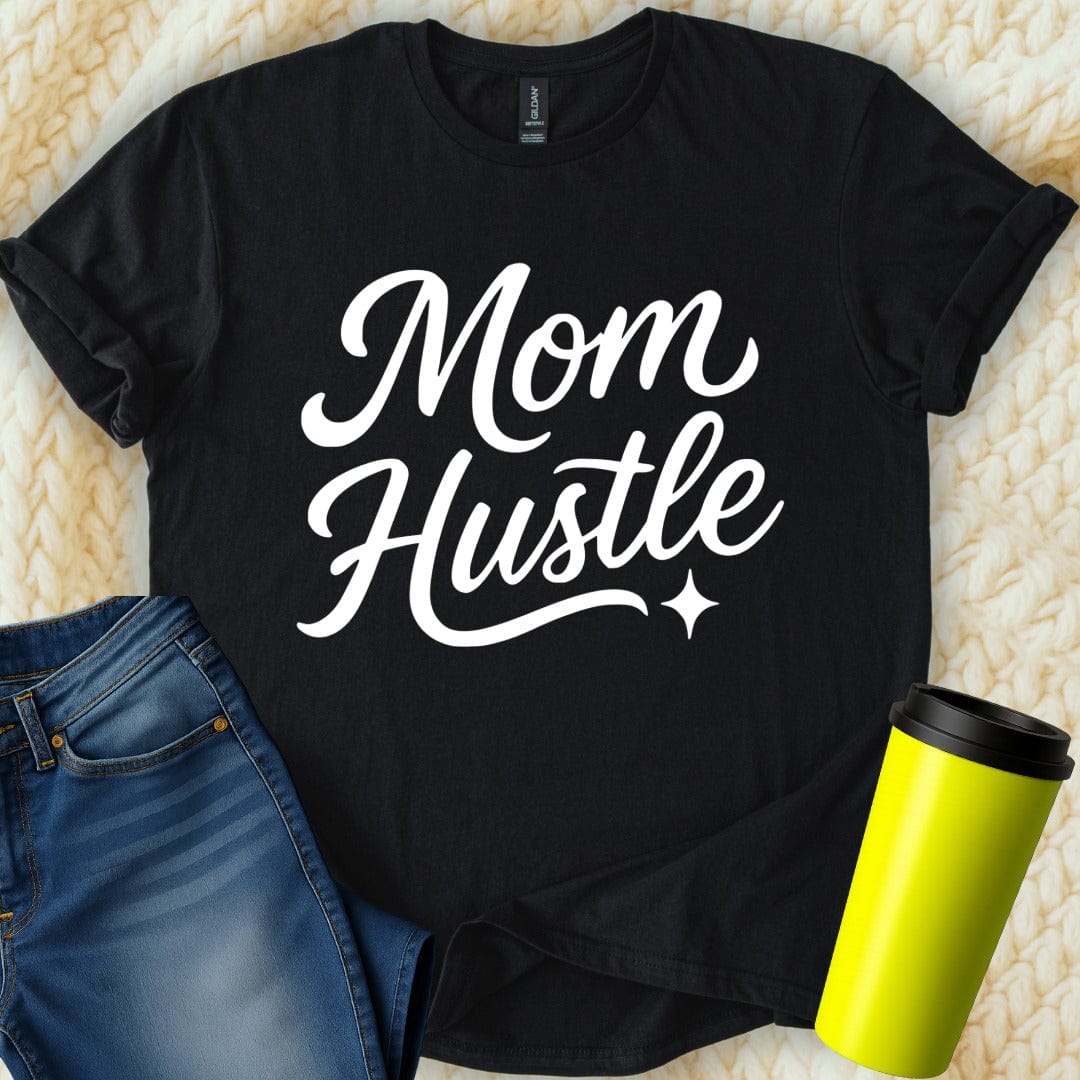 MyDesigns T-Shirt Mom Hustle Graphic Design Novelty T-Shirt