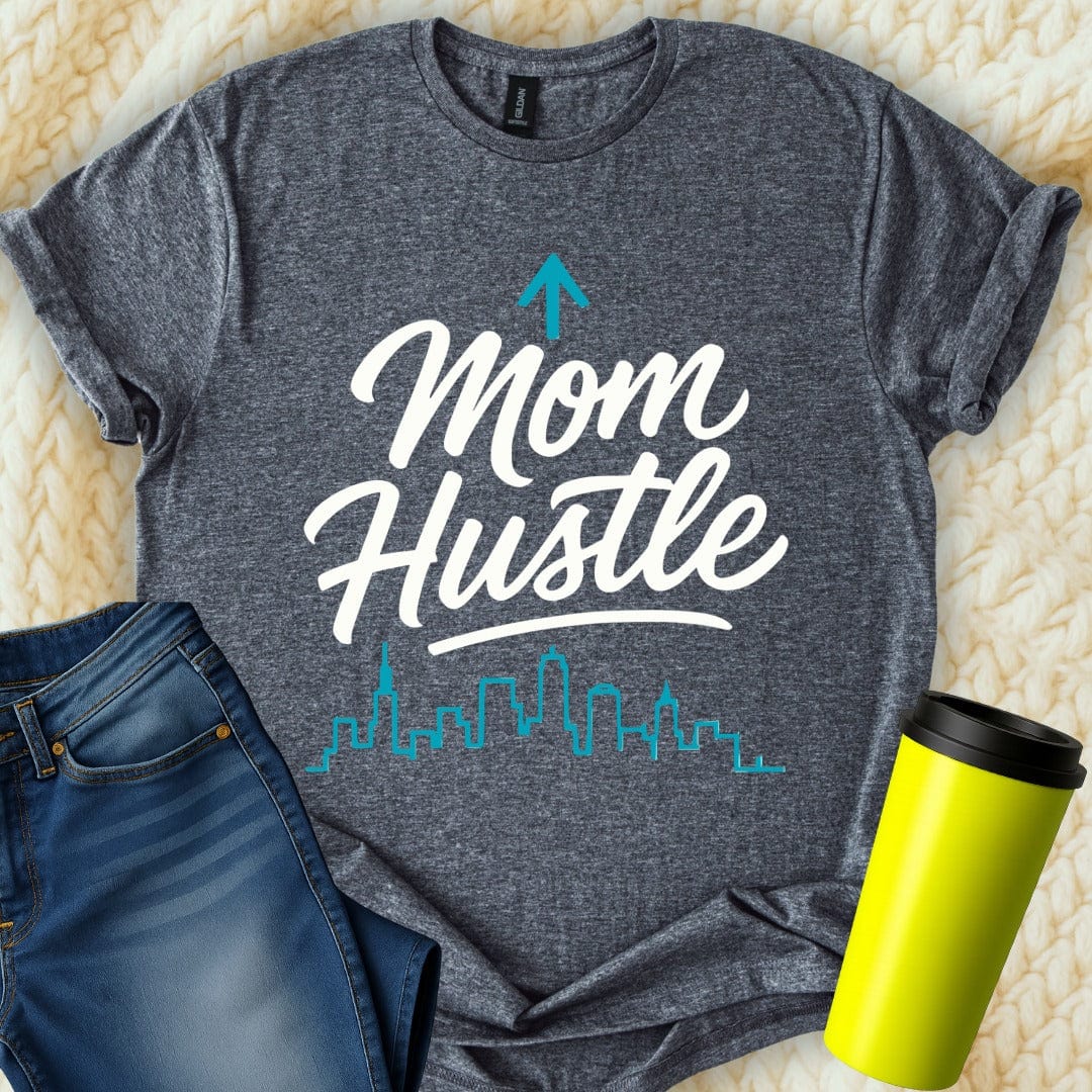 MyDesigns T-Shirt S / Dark Heather Mom Hustle T-Shirt