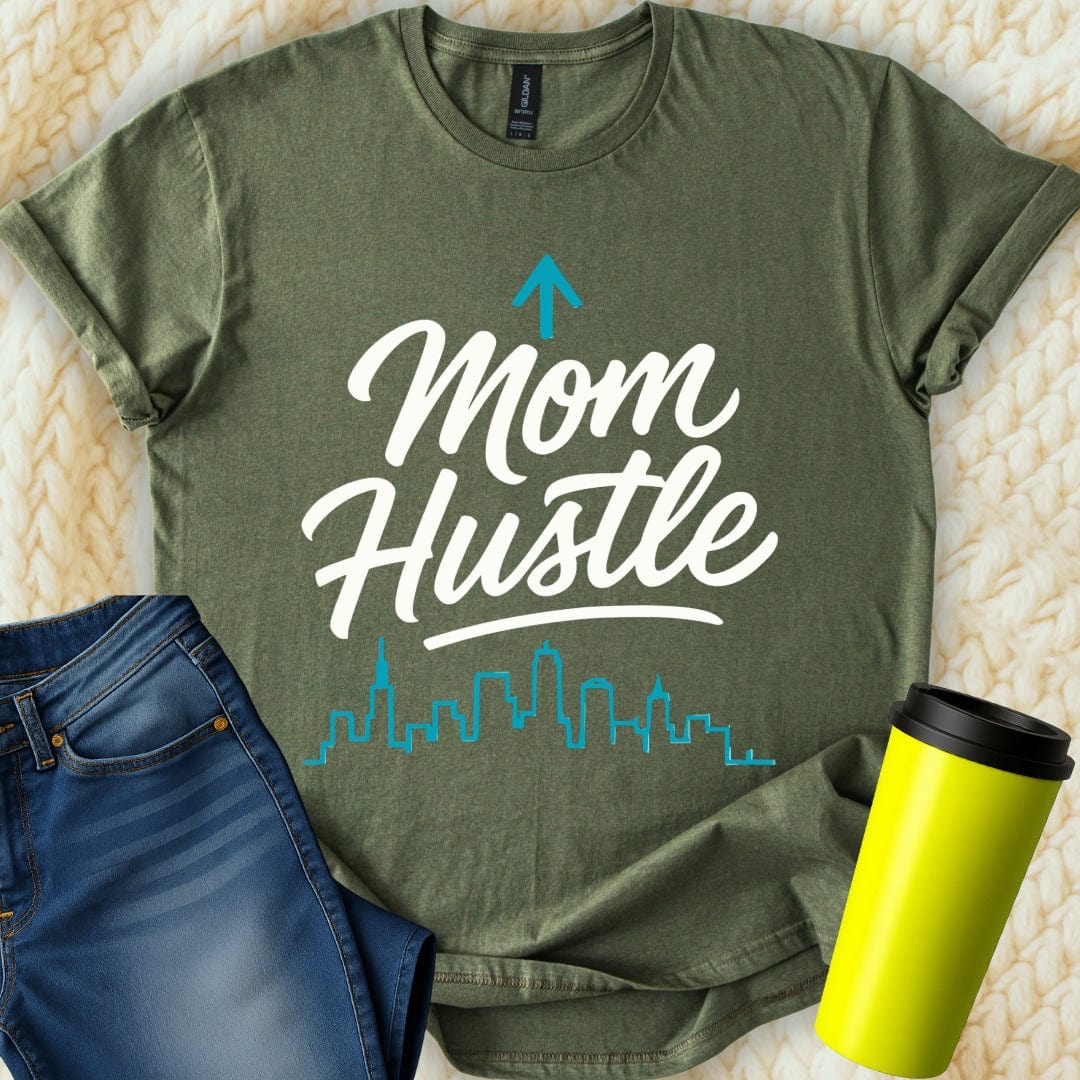 MyDesigns T-Shirt S / Military Green Mom Hustle T-Shirt