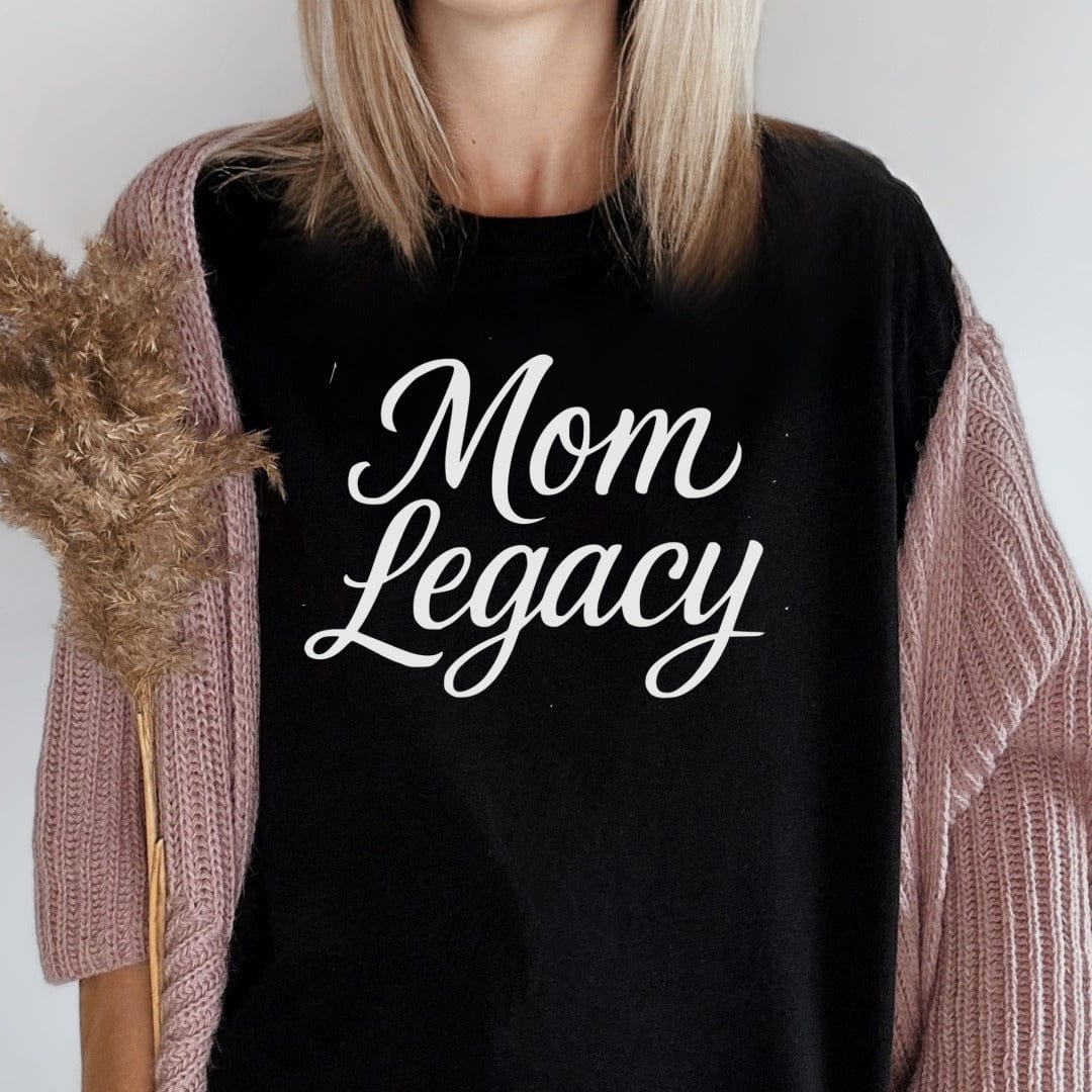 MyDesigns T-Shirt Mom Legacy Lettering Graphic Style Mother's Day T-Shirt
