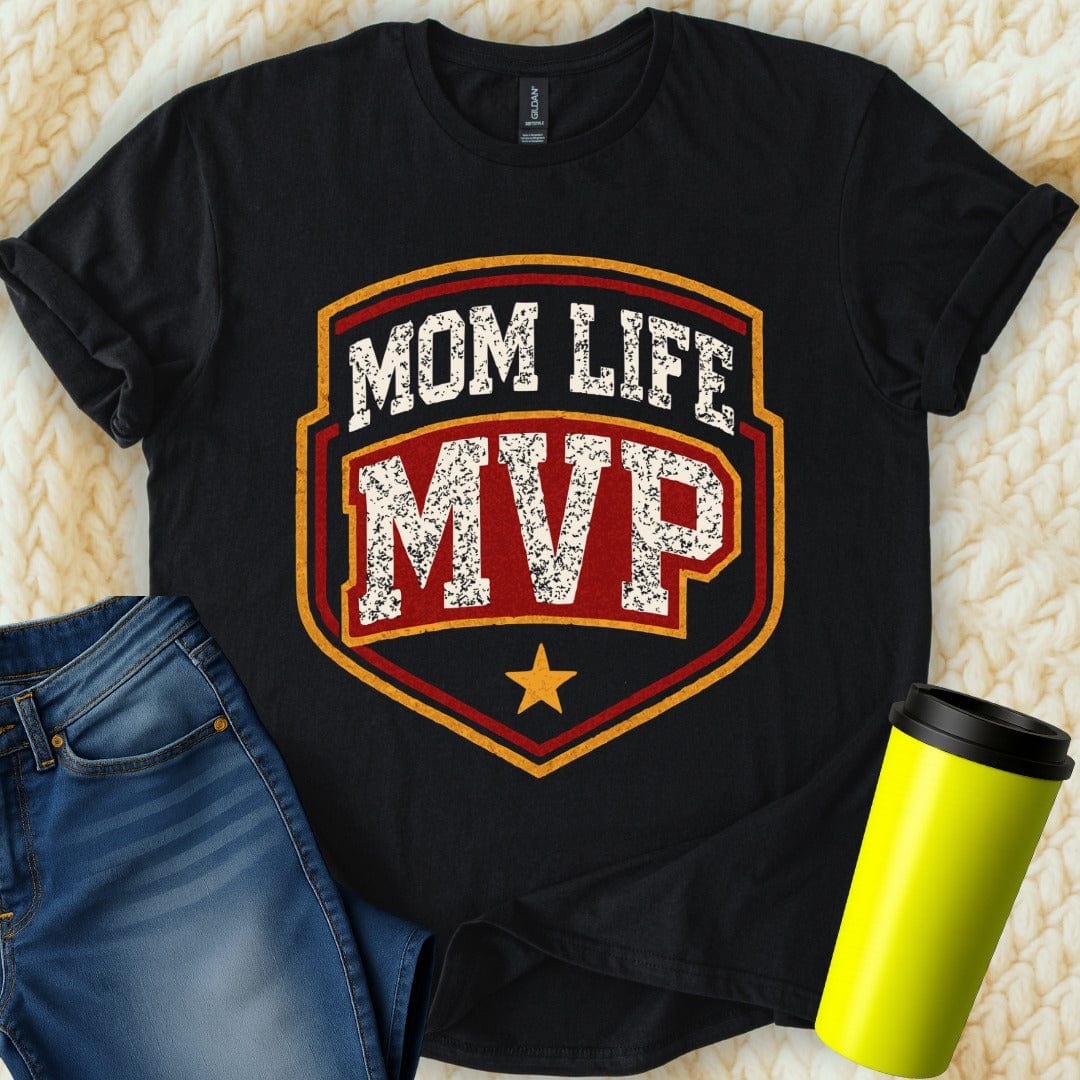 MyDesigns T-Shirt S / Black Mom Life MVP T-Shirt