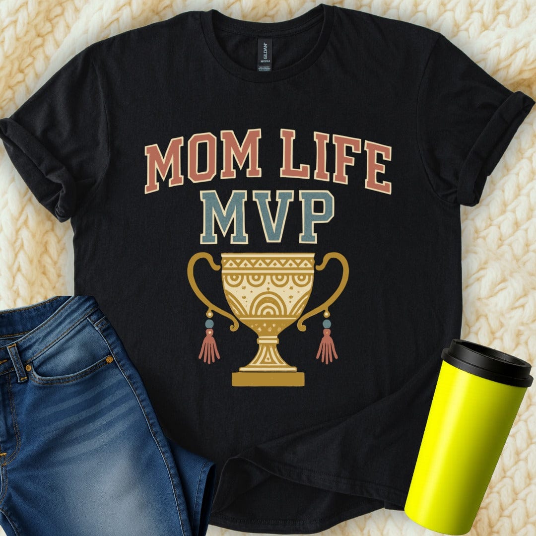 MyDesigns T-Shirt S / Black Mom Life MVP T-Shirt