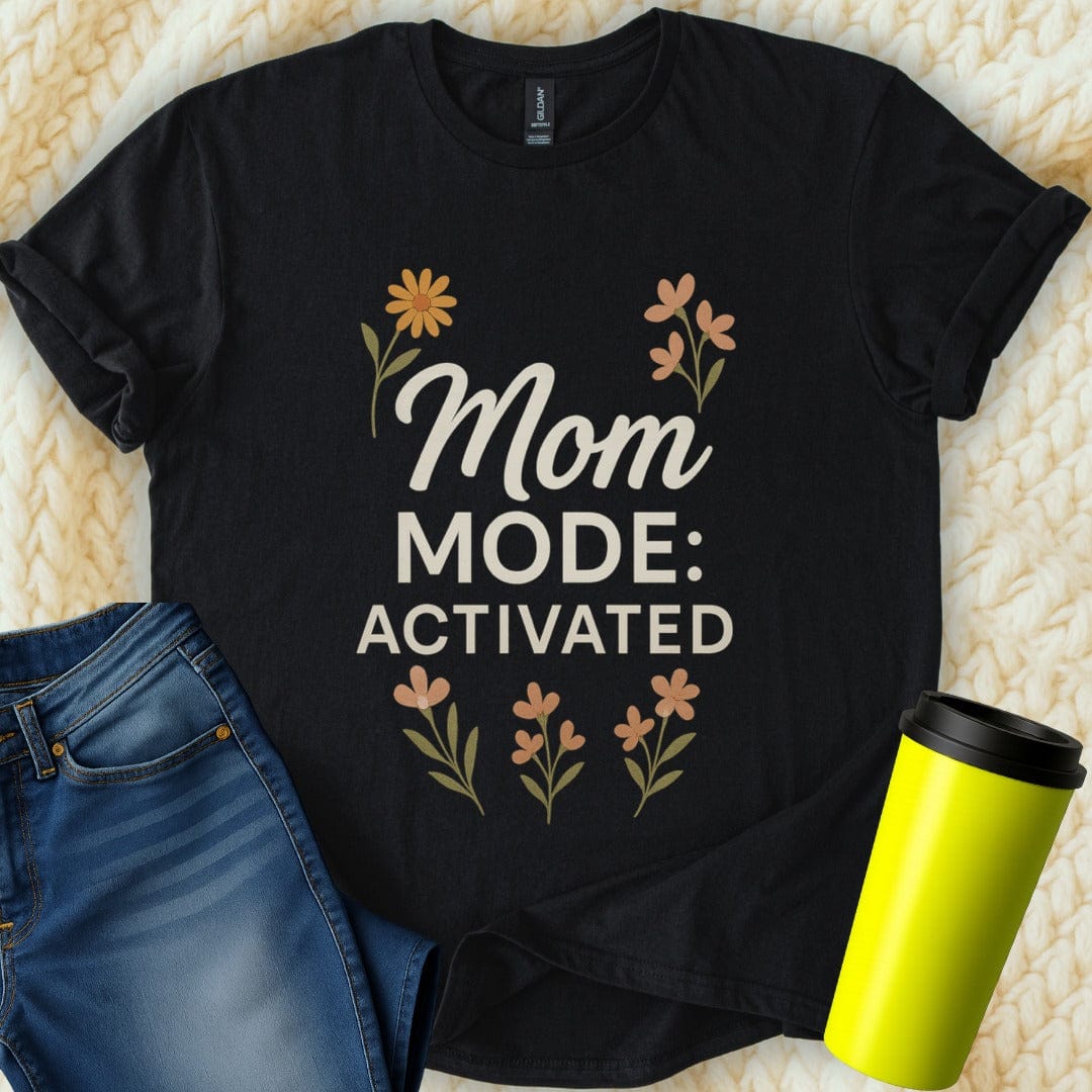 The Off Base T-Shirt S / Black Mom Mode Activated T-Shirt