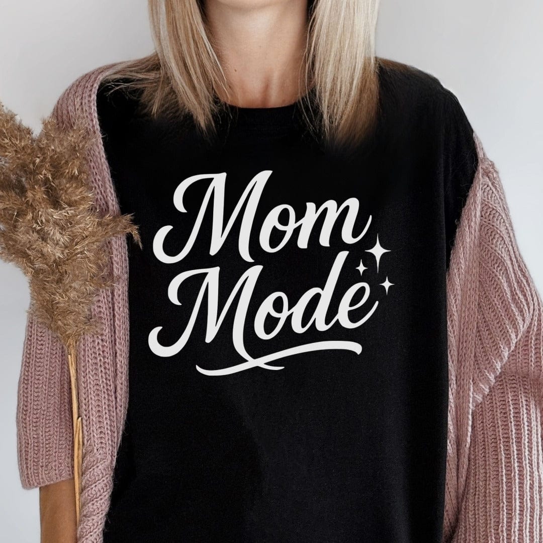 MyDesigns T-Shirt Mom Mode With Stars Graphic Design Trendy Motherhood T-Shirt