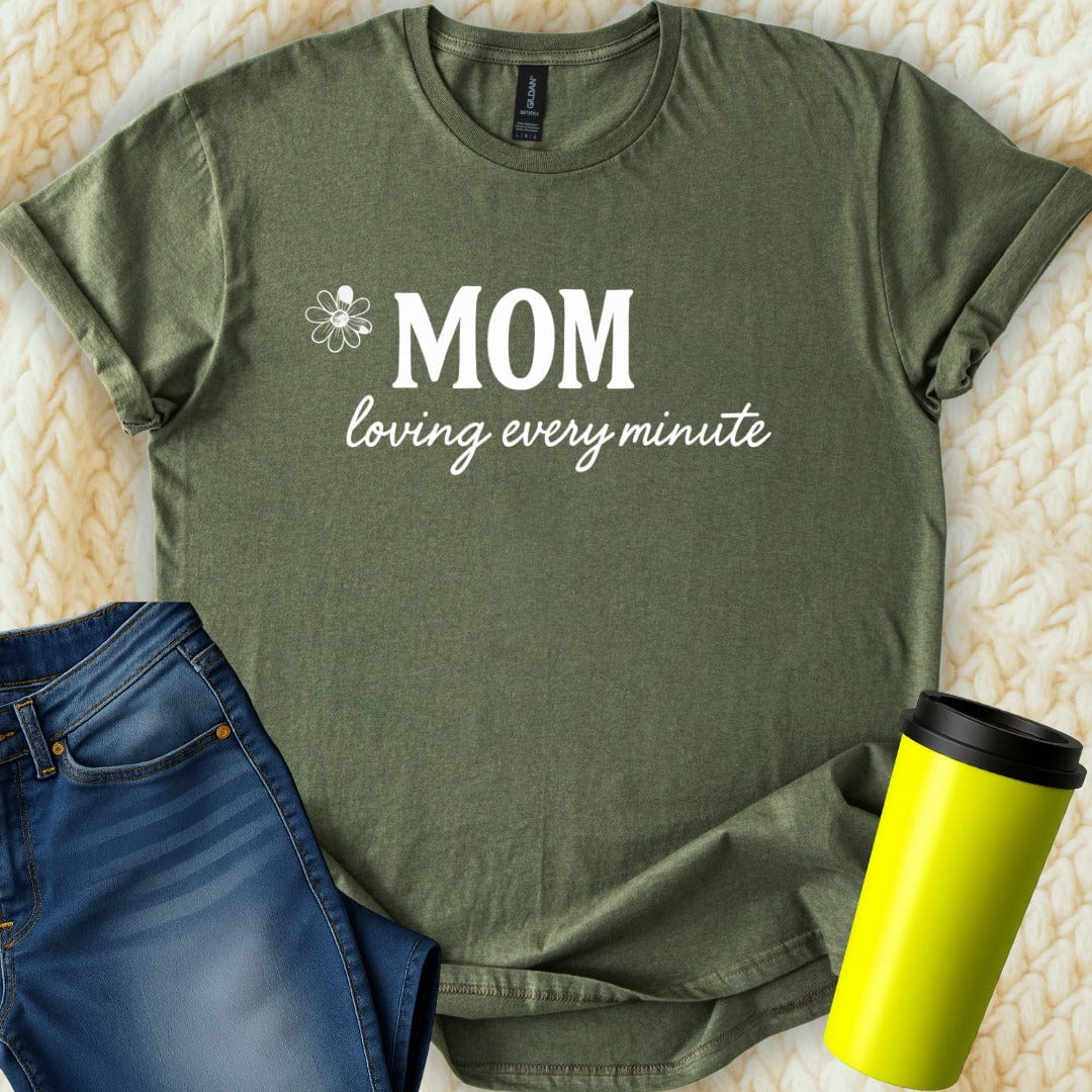 Printify T-Shirt Military Green / S Mom T-Shirt