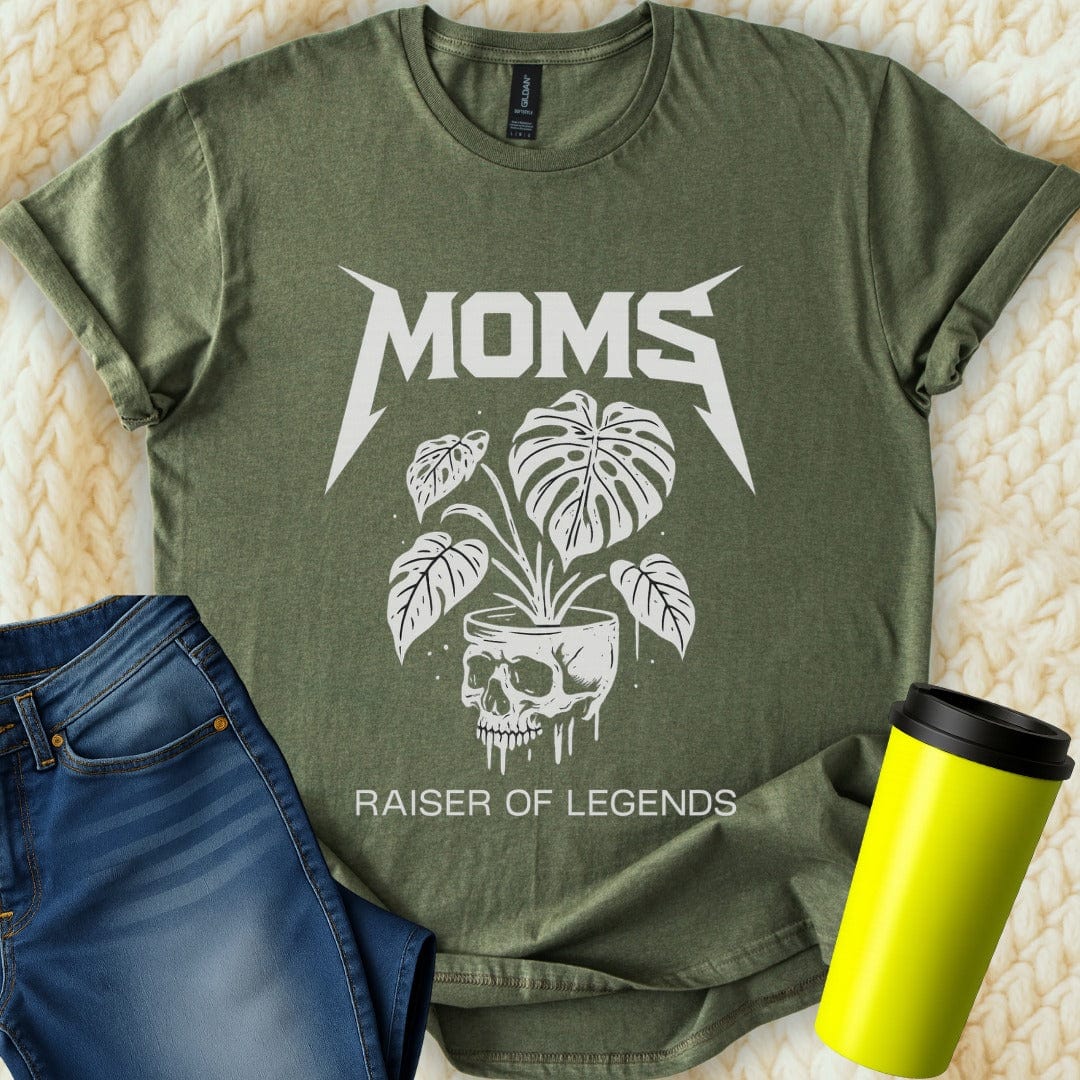 The Off Base T-Shirt S / Military Green Moms Raiser Of Legends T-Shirt