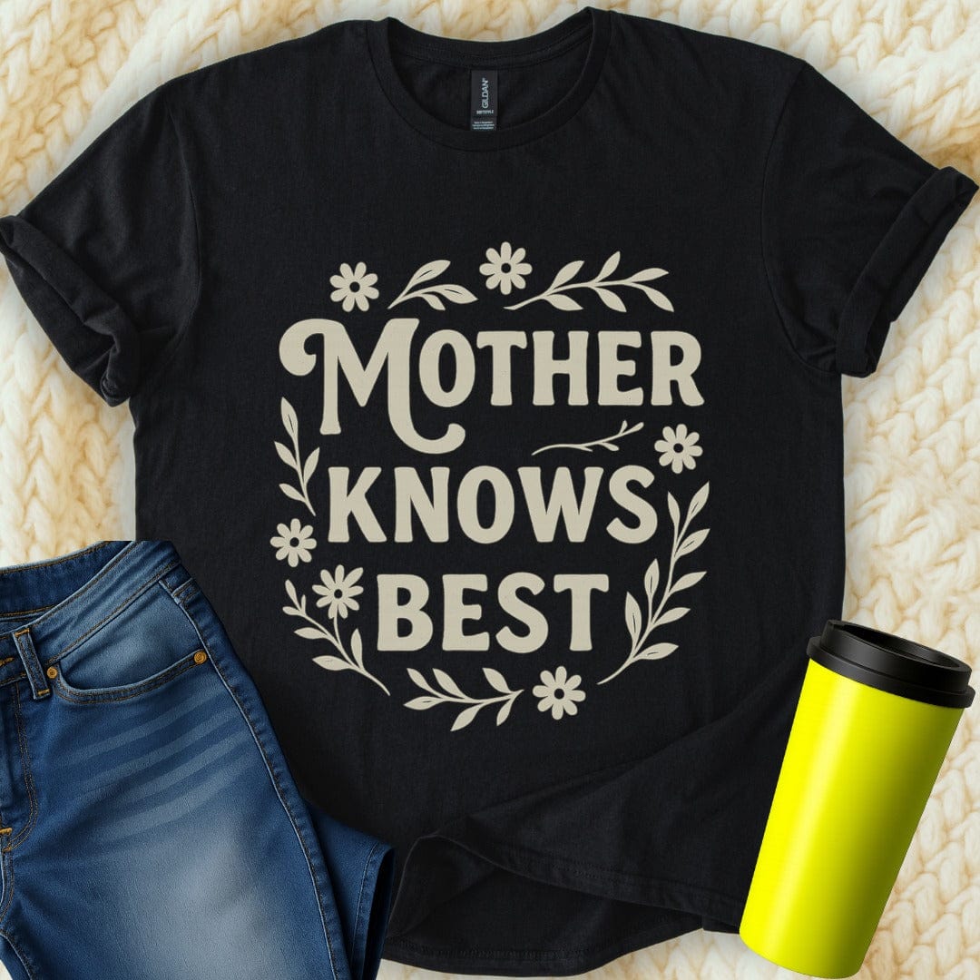 The Off Base T-Shirt S / Black Mother Knows Best T-Shirt