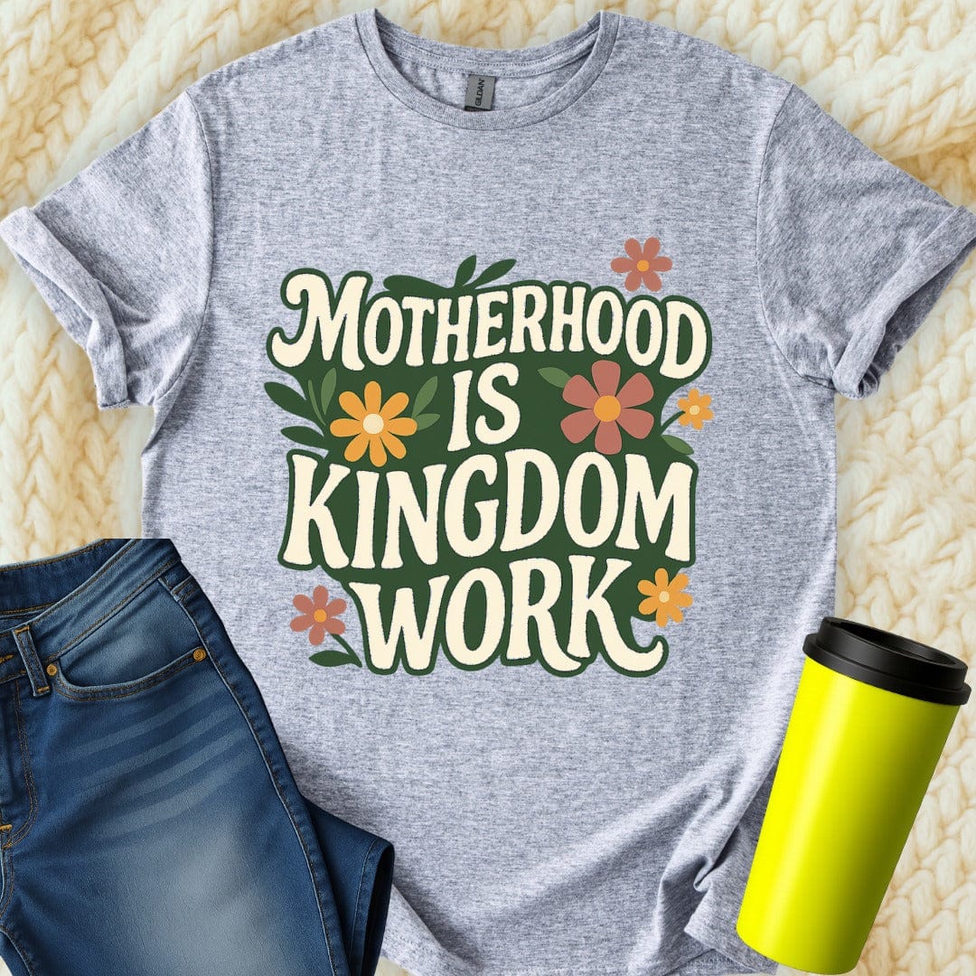 Printify T-Shirt Sport Grey / S Motherhood is Kingdom T-Shirt