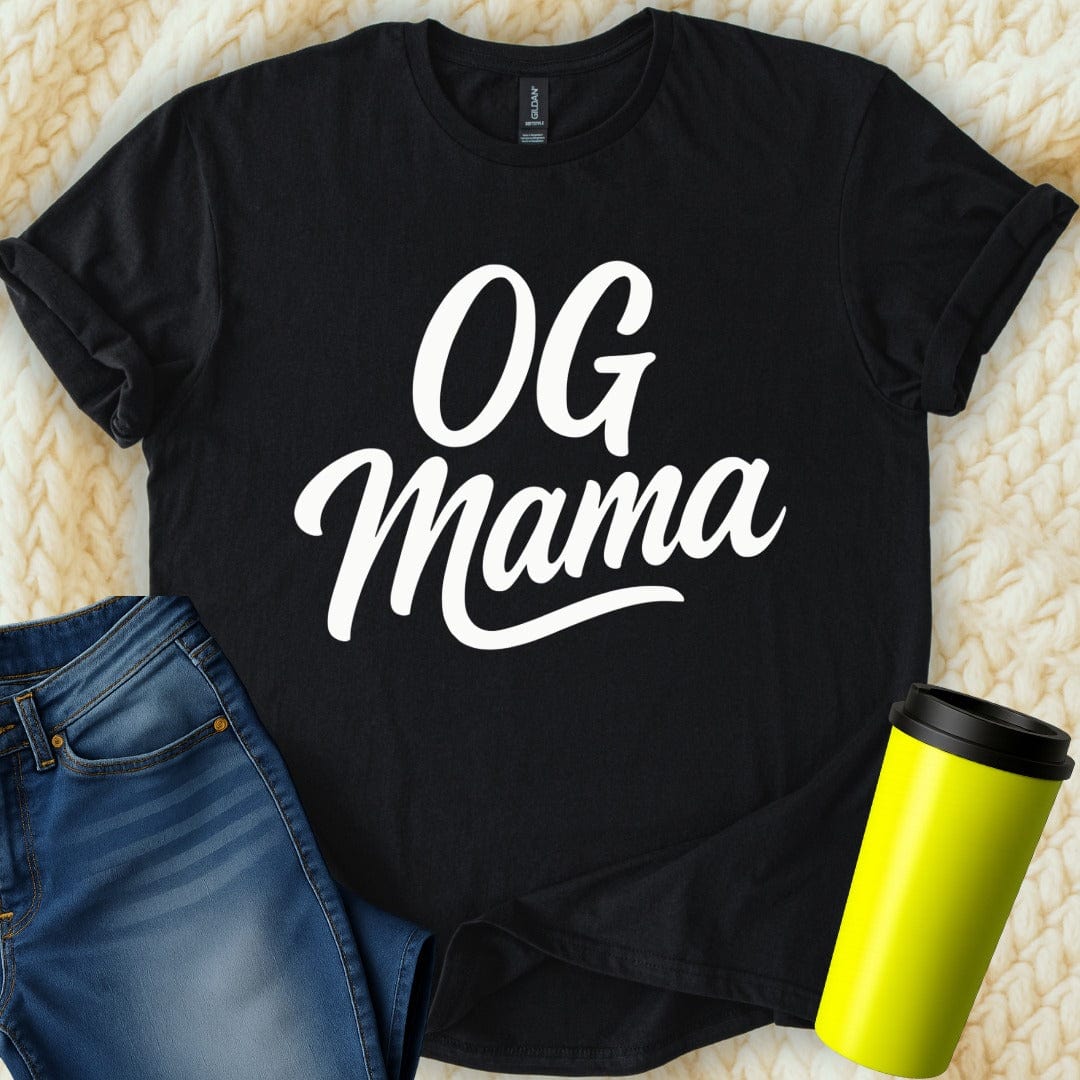MyDesigns T-Shirt OG Mama Lettering Design Mothers Original Gangster T-Shirt
