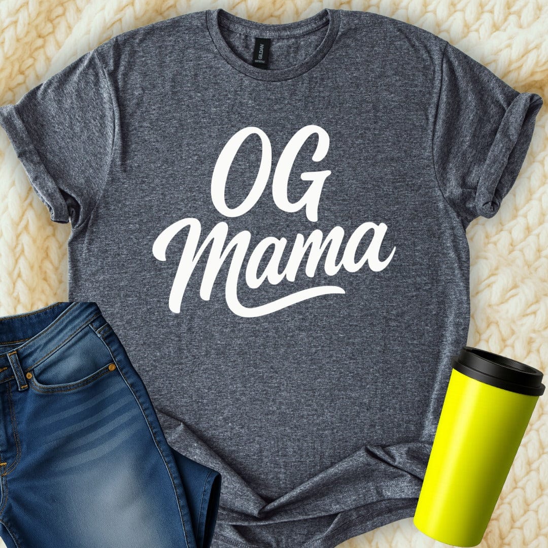 MyDesigns T-Shirt OG Mama Lettering Design Mothers Original Gangster T-Shirt